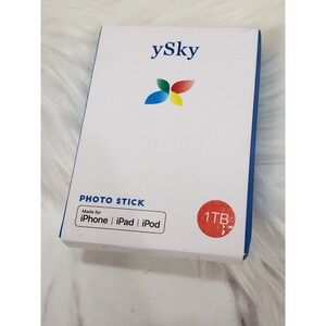 NEW OPEN BOX Ysky Photo Stick Keychain Phone Memory Flash‎ Drive 1TB